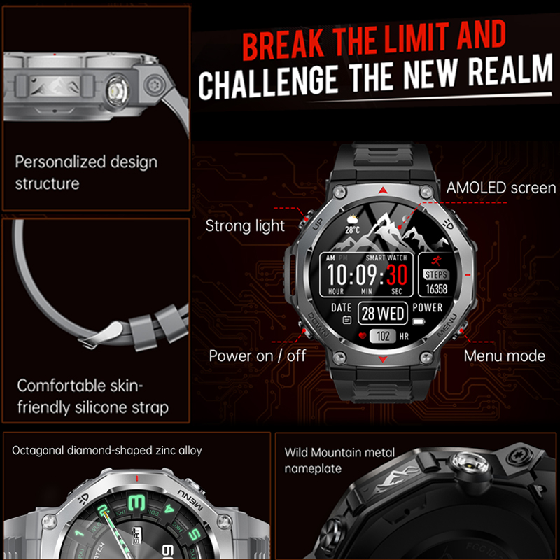 2026 Nieuwe T-Rex 3 Ultra Outd - Smartwatch Custom recensie en prijs