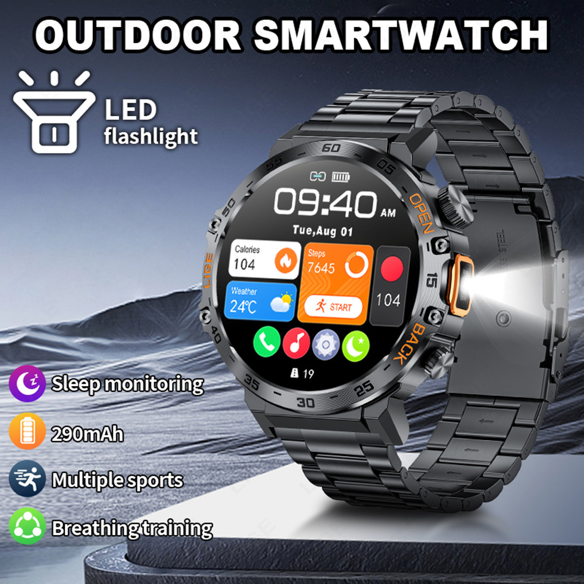 Buitenlandse handel, nieuwe sm - Smartwatch Custom recensie en prijs