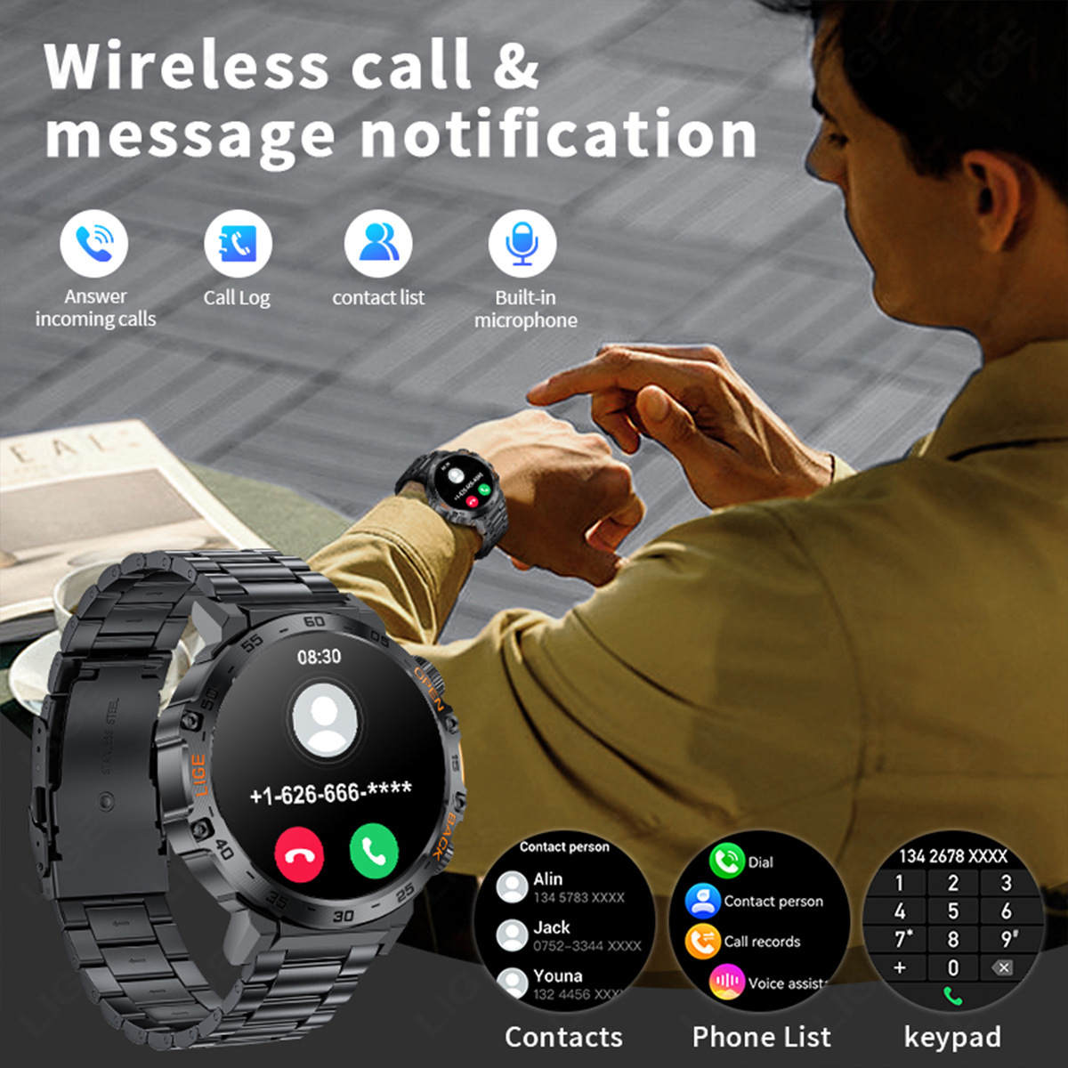 Buitenlandse handel, nieuwe sm - Smartwatch Custom recensie en prijs
