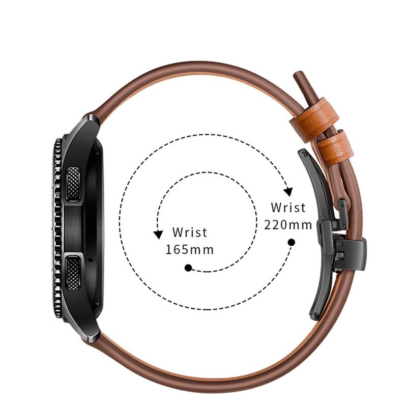 20 mm 22 mm lederen band voor  - Titan Smartwatch Accessories recensie en prijs