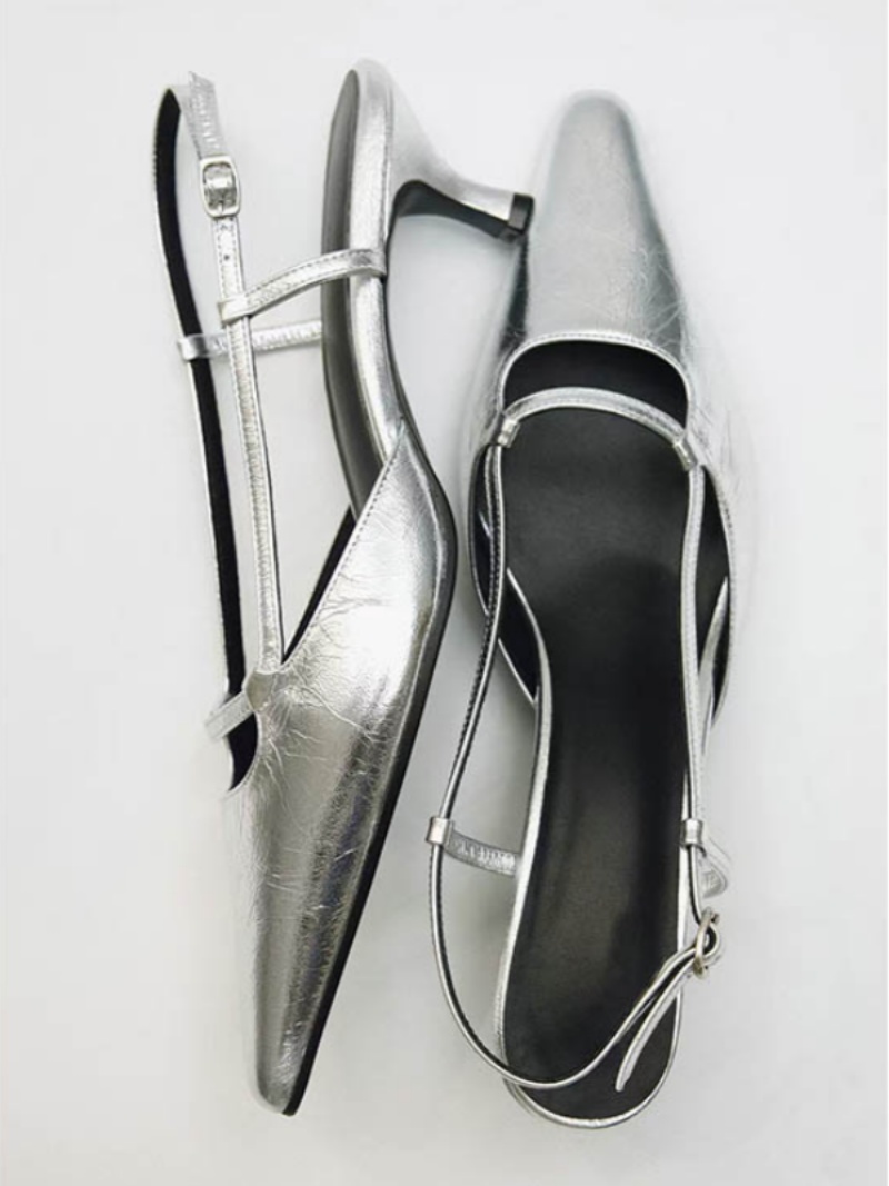Dames Slingback Puntschoen Lag - Leather Classic Strap recensie en prijs